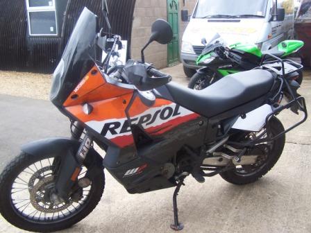 2008 KTM Adventure full ECU remap after owner had removed the airbox and fitted a DNA filter