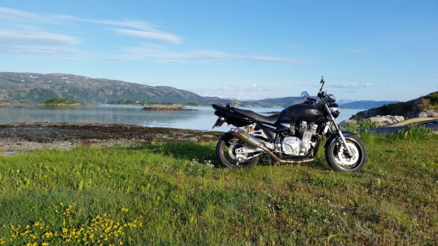 Tor's liberated XJR1300, all the way from sunny Norway!