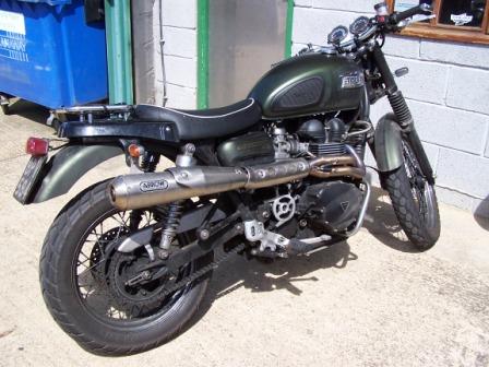 2011 Triumph Bonneville Scrambler ECU remap – an owner writes (on paper) his thoughts after the ride home…