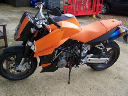 Once we'd sorted the airbox issues on this SuperDuke we could get on with the ECU remap...