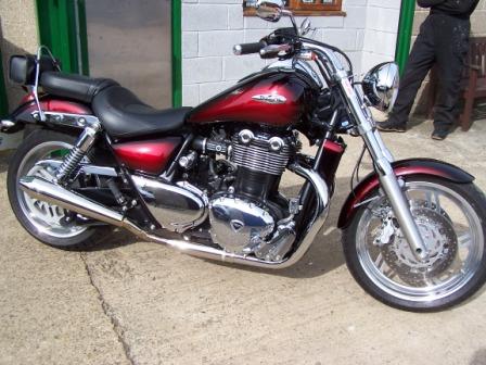 Triumph Thunderbird ECU remap after fitment of open exhausts – fully uncorked!