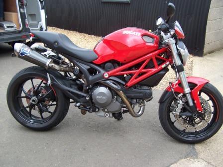 2014 Ducati 796 Monster – poor throttle response at low rpm dialled out by an ECU remap…