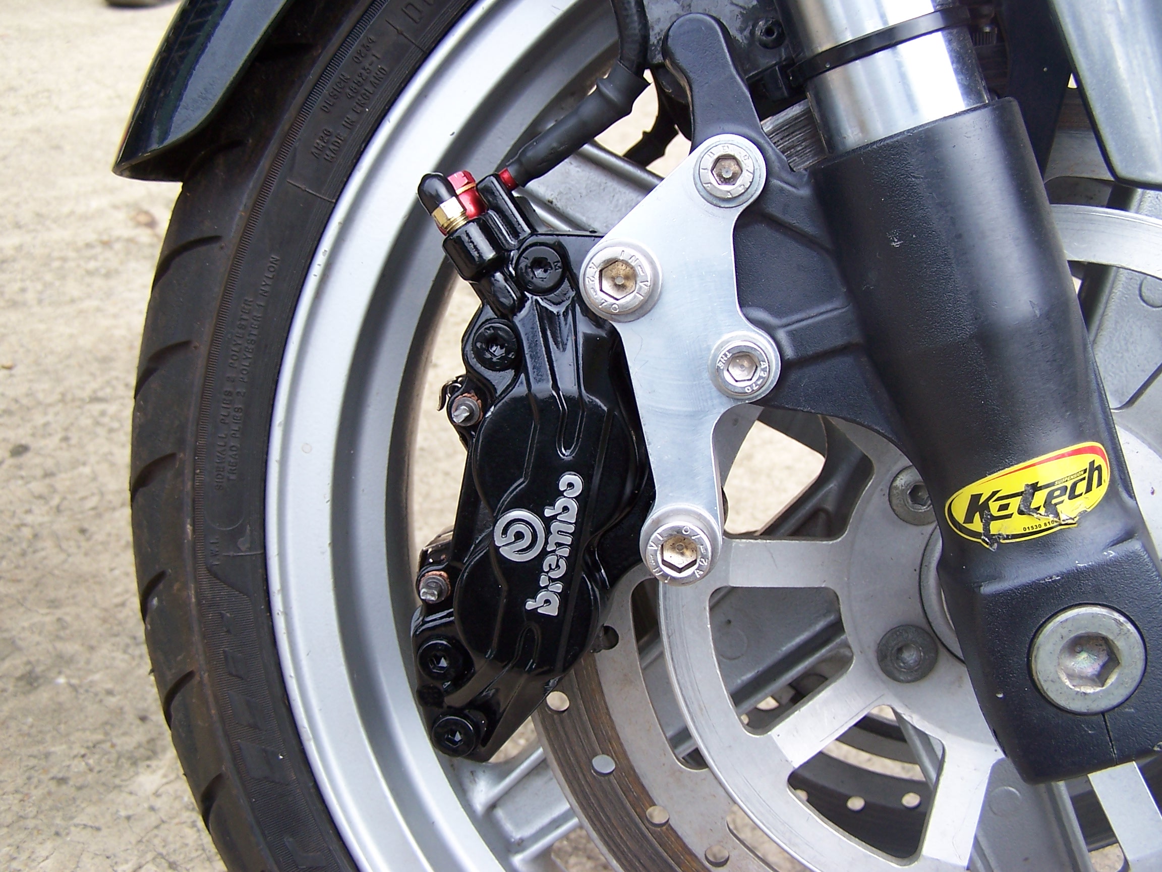 One-off Brembo brake caliper mounting brackets – not as simple as it looks!