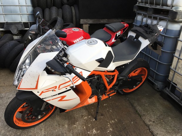 A rocketship RC8R which ate its spark plugs...