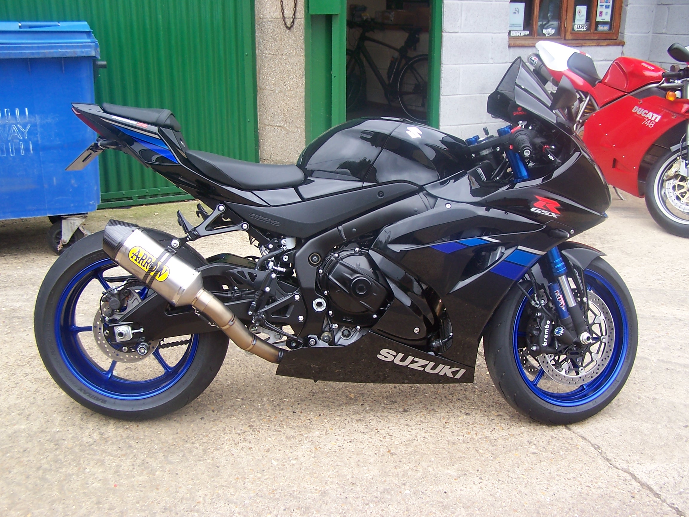 Suzuki GSX-R1000L7 ECU remap after fitment of full Arrow system and BMC filter – 10bhp gain and no loss of bottom or midrange!