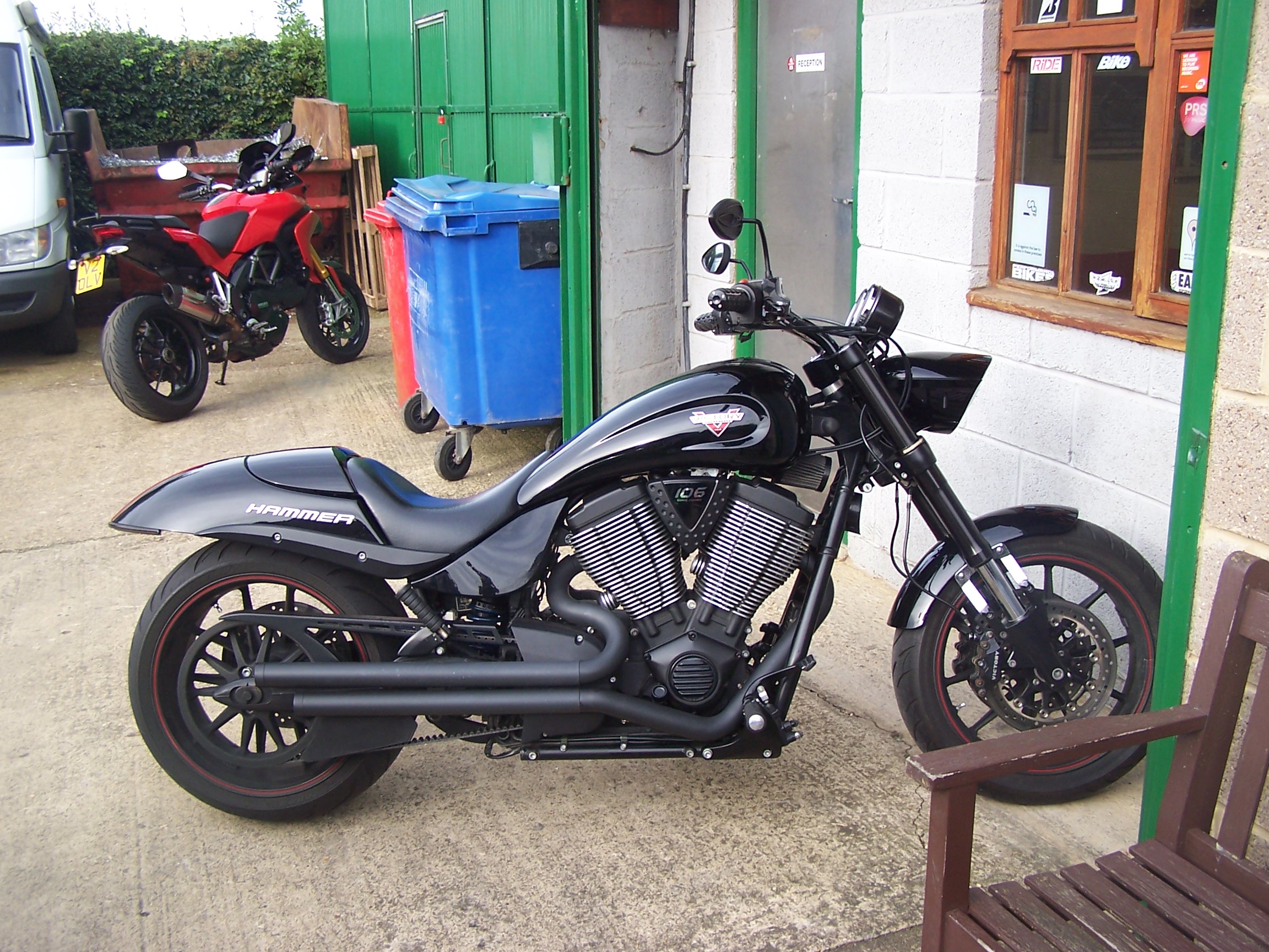 Victory Hammer S, fitted with induction tubes and Power Commander Dyno setup